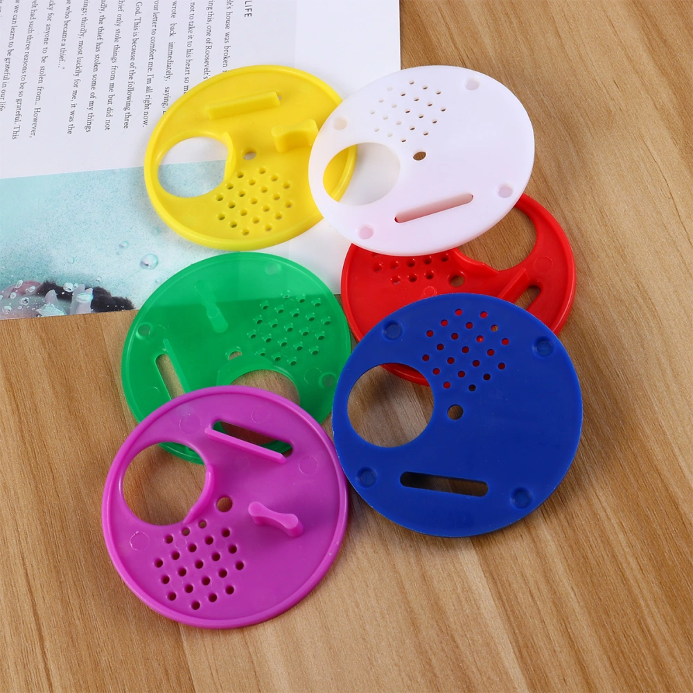 30pcs Round Bee Hive Box Entrance Gate Discs Plastic Bee Nest Door Honeycomb Entrance Gate Beehive Nest Door Vents Beekeeping Tools(White/Green/Yellow/Purple/Blue/Red)