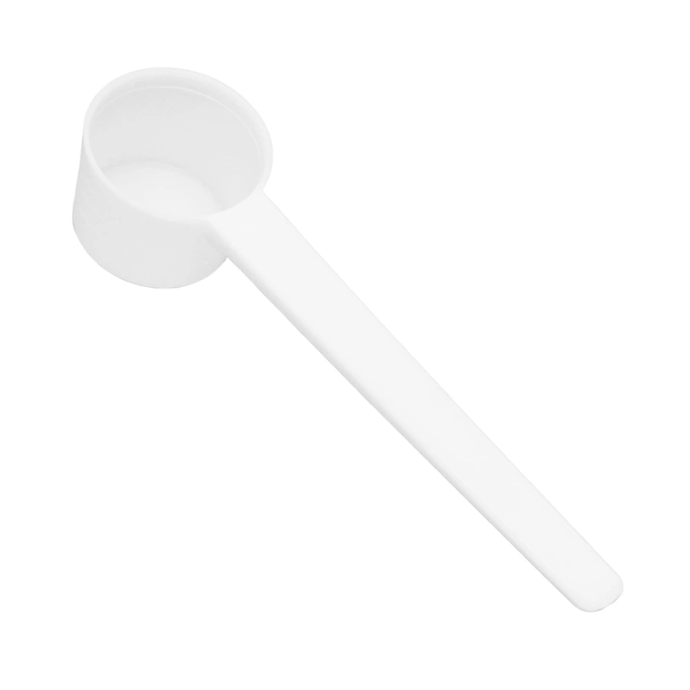 10pcs 5g Plastic Coffee Measuring Spoon For Milk Powder Liquid Seasoning Refillable Reusable Compatible Scoops (White)