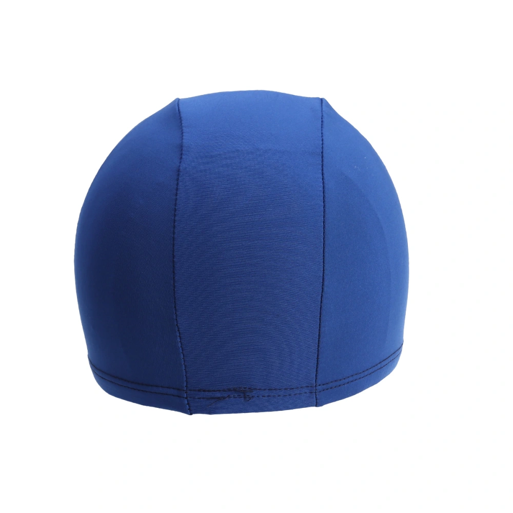 Adult Swim Polyester Cloth Fabric Bathing Men and Women Swimming Hat Caps for Water Sports (Dark Blue)