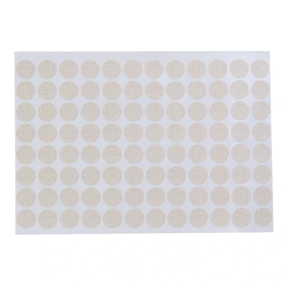 96pcs/sheet Waterproof Screw Hole Covers Non-slip Screw Hole Caps 15mm Decorative Stickers(064)