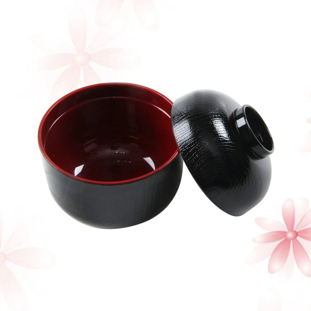 1PC Japanese Style Cover Small Bowl Miso Bowl Small Soup Bowl Japanese Style Miso with Lid Soup Bowl Ramen Bowl