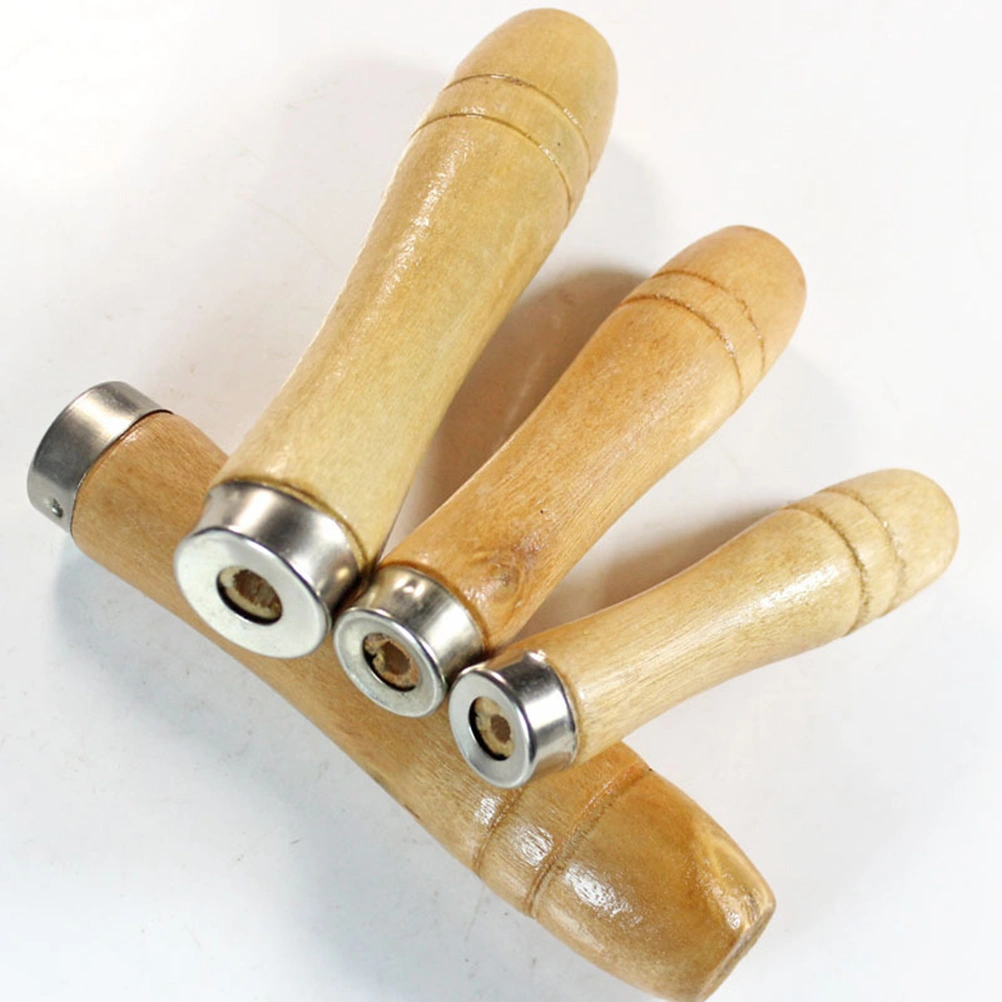 5pcs Wooden Handle for File Cutting Tool Craft - 6.8MM Inner Hole
