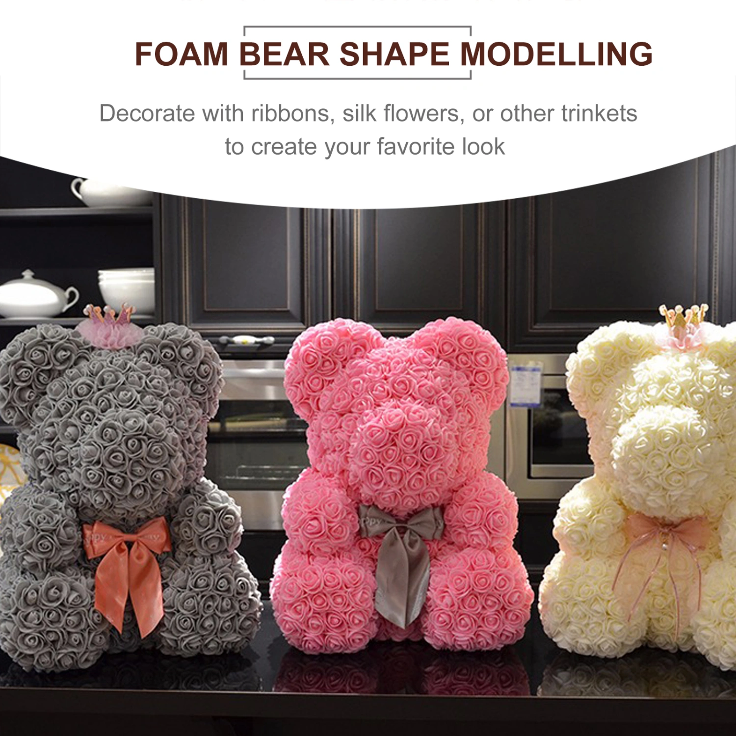 Bear Shape Modelling Bear Mould for Wedding Party Decoration