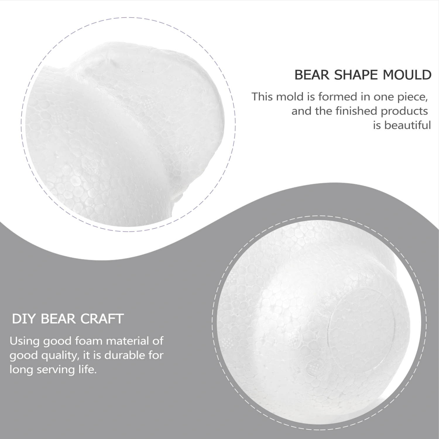 Bear Shape Modelling Bear Mould for Wedding Party Decoration