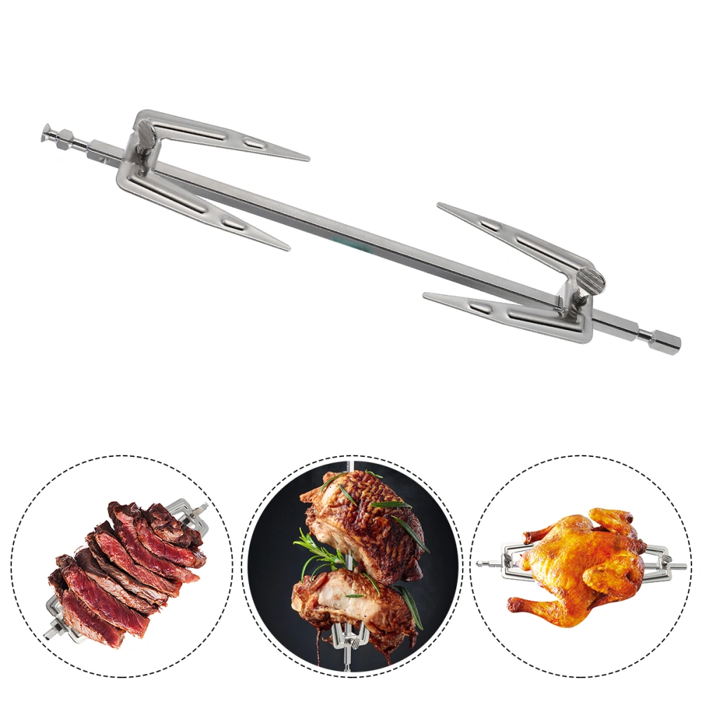 Stainless Steel Air Fryer Fork Universal Roast Chicken Fork BBQ Kitchen Grill Fork