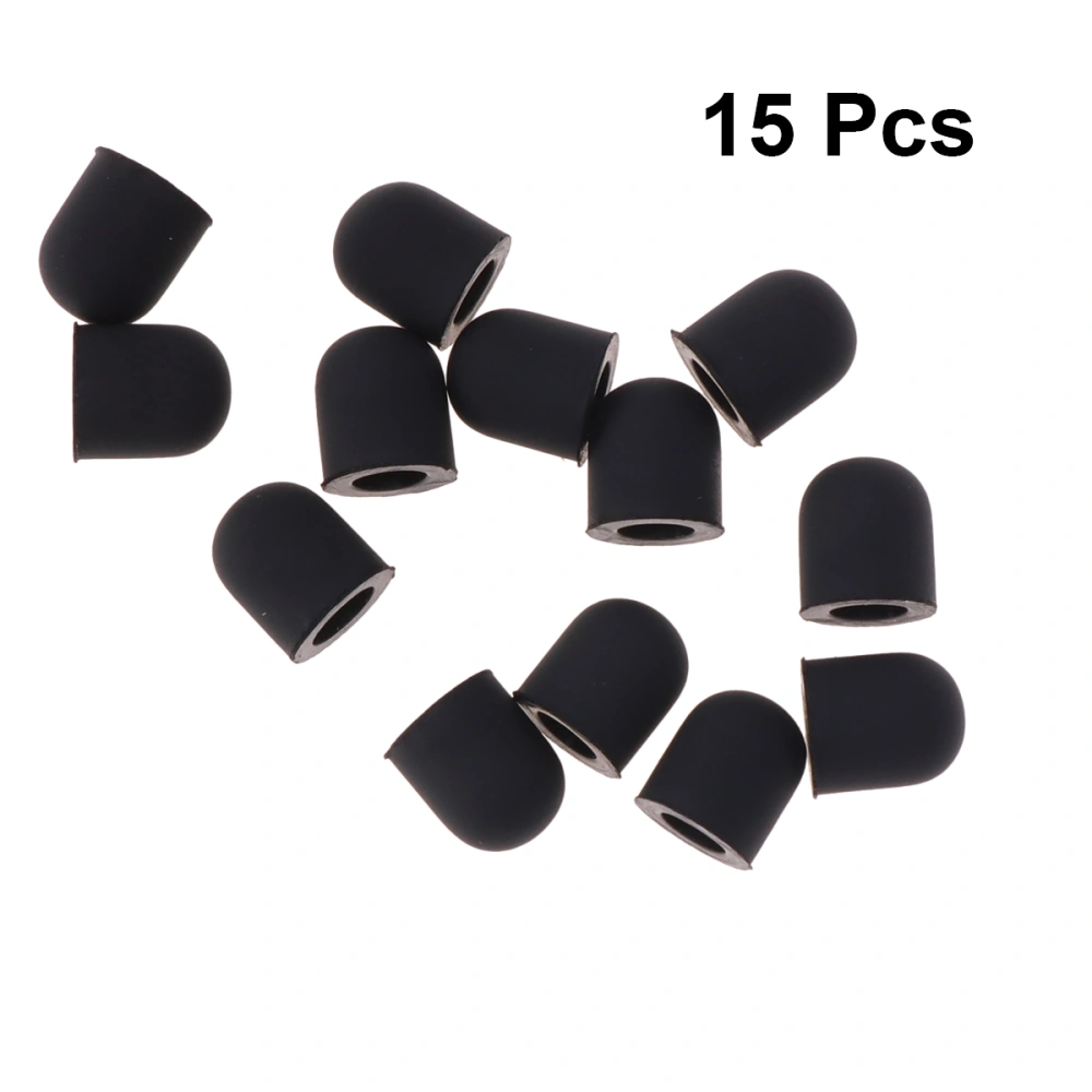 15pcs Replacement Stylus Tips Replacement Silicone Nib Cover for Touch Pencil Stylus Touchscreen Pen(Pen Excluded)