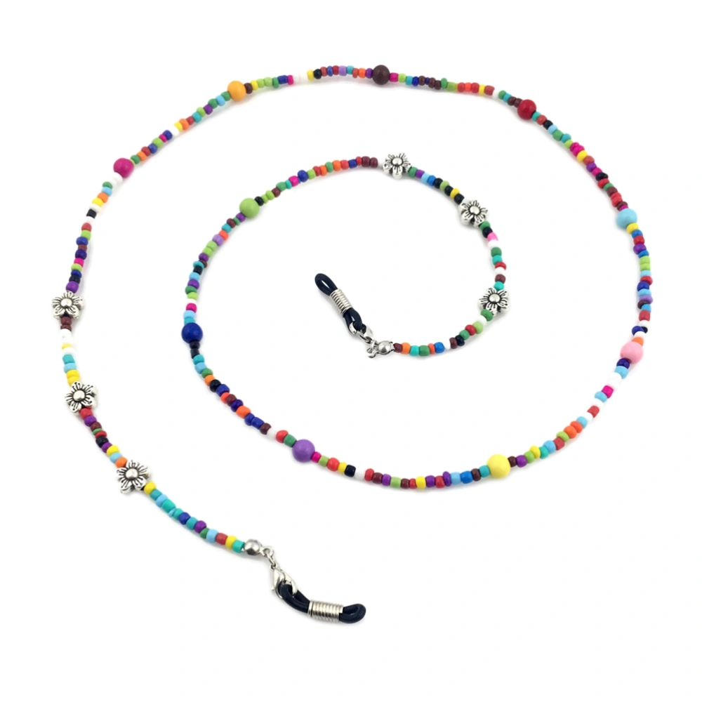 Fashion Colorful Beaded Eyeglass Eyewears Sunglasses Reading Glasses Chain Cord Holder Neck Strap Rope