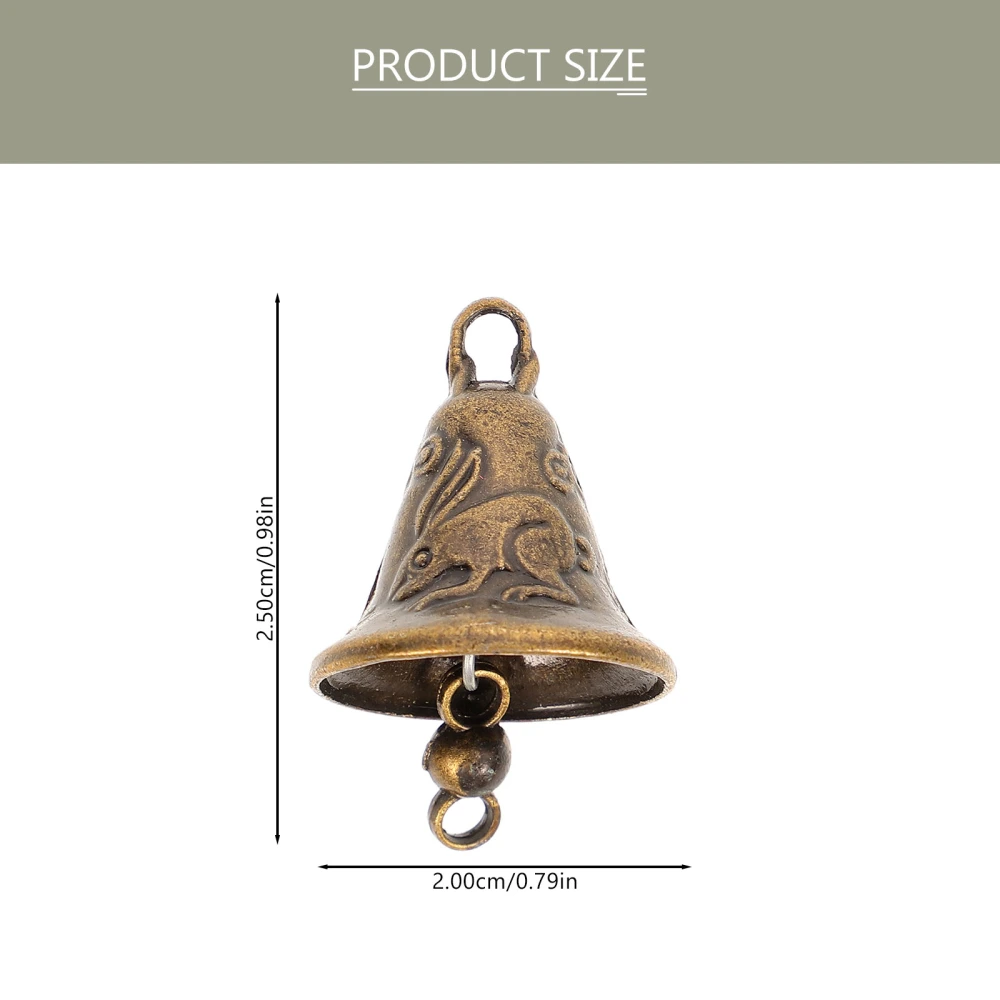 11pcs Metal Antique Bell Feng Shui Metal Wind Chime Fortune Jingle Bell(Random Style)