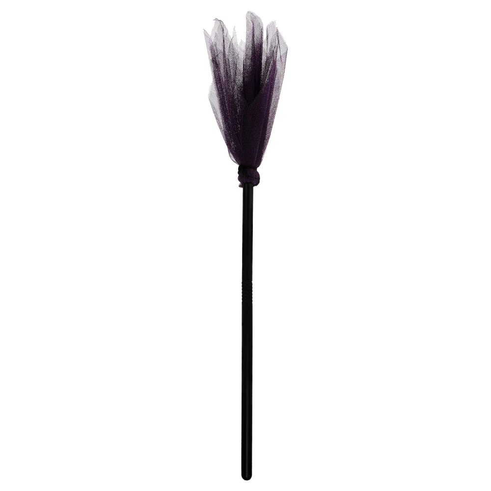 Halloween Witches Broom Costume Decorative Props Masquerade Show Dress Up Miracle Broom Witch Broom for Halloween Cosplay Party (Random Color)