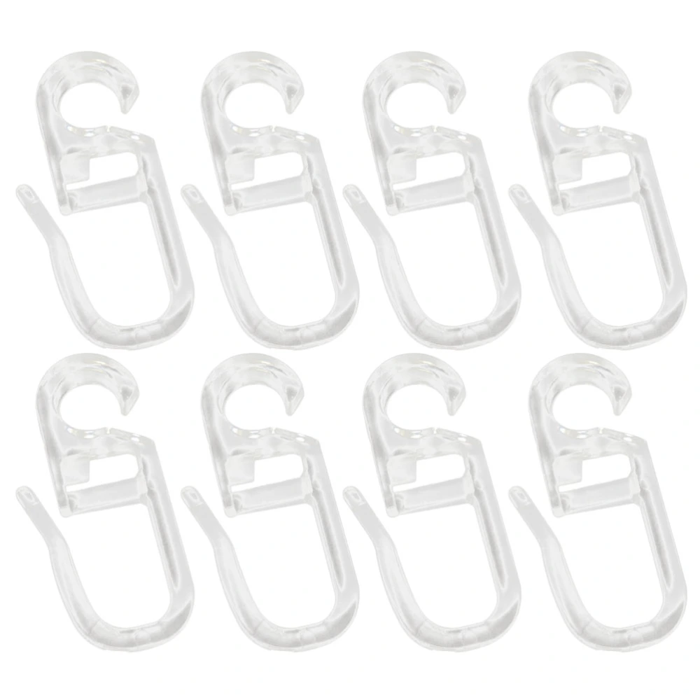 50pcs Bed Curtain Special Hook Accessories Curtain Hanging Ring Curtain Roll Universal Curtain Sliding Curtain Hooks for Home