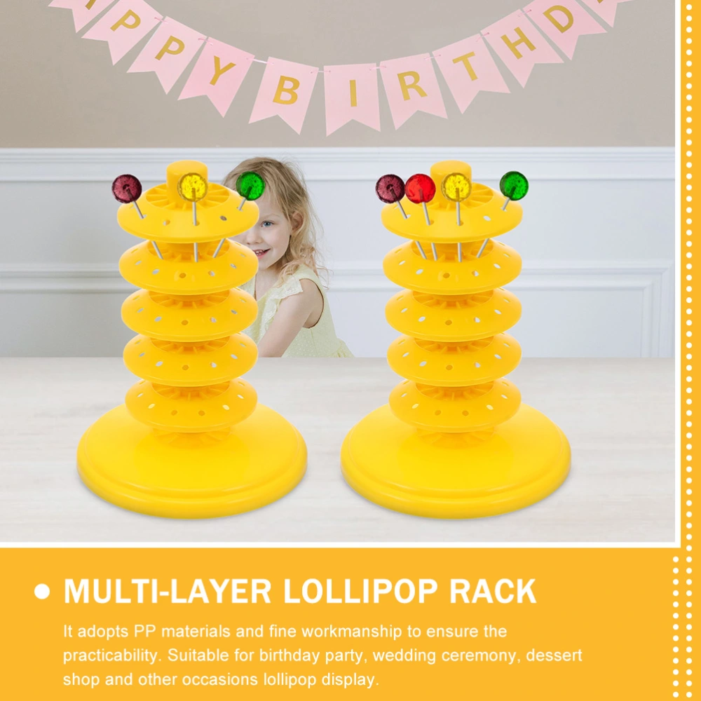 Multi-function Lollipop Stand Decorative Lollipop Holder Desktop Display Rack Lollipop Supply