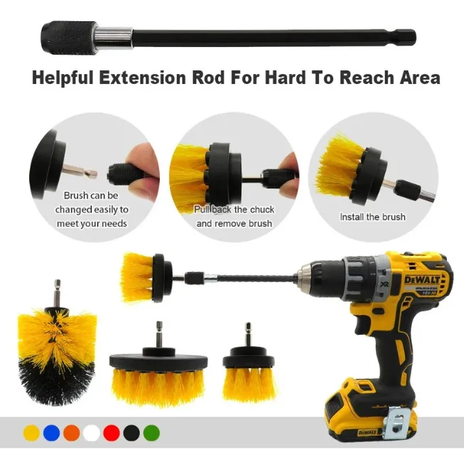 Household Electric Drill Brush Plastic Floor Brush Tool