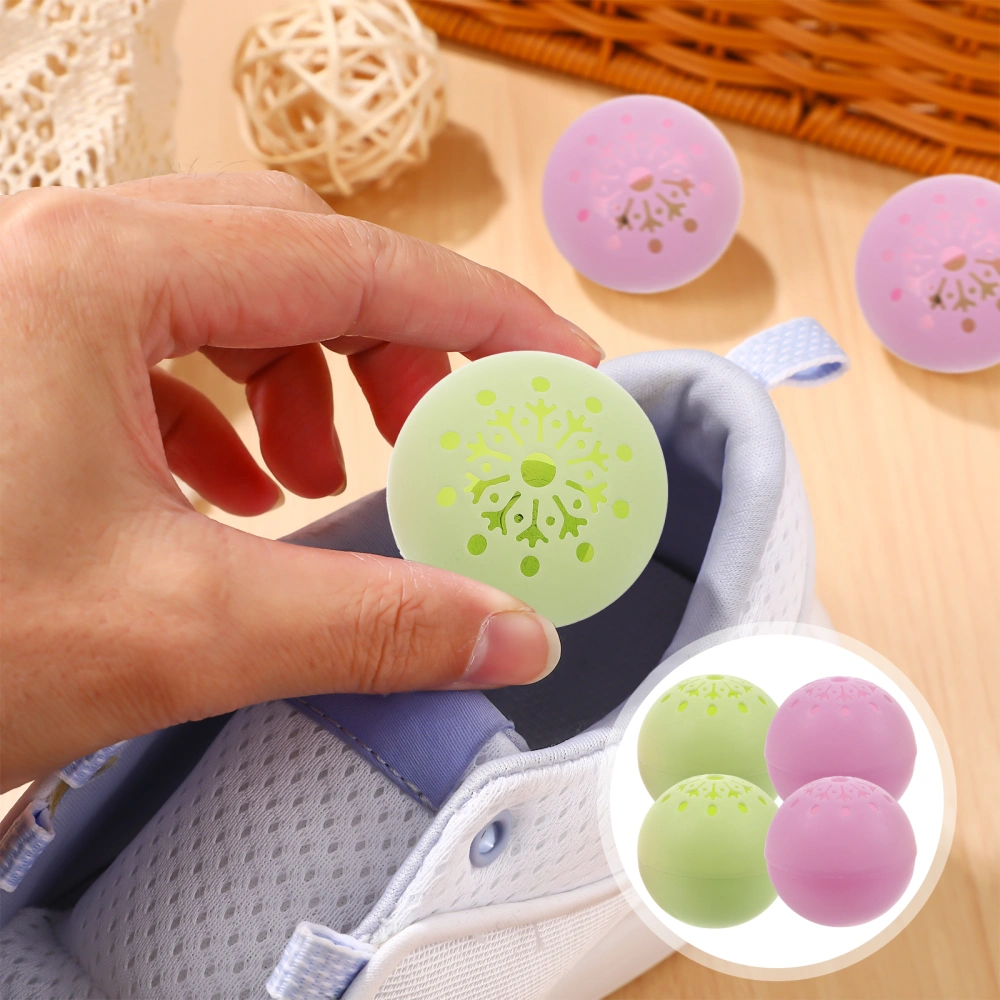 6Pcs Shoe Fresheners Sneaker Shoe Deodorizer Balls Shoe Odor Eliminator for Gym Bag Toilet