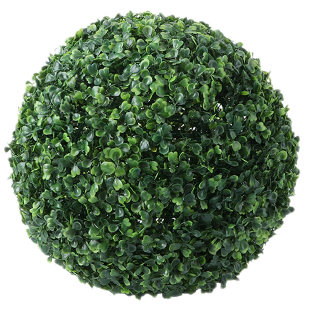 Artificial Plant Topiary Ball Faux Green Round Hanging Ball Fake Grass Ball Pendant for Ceiling