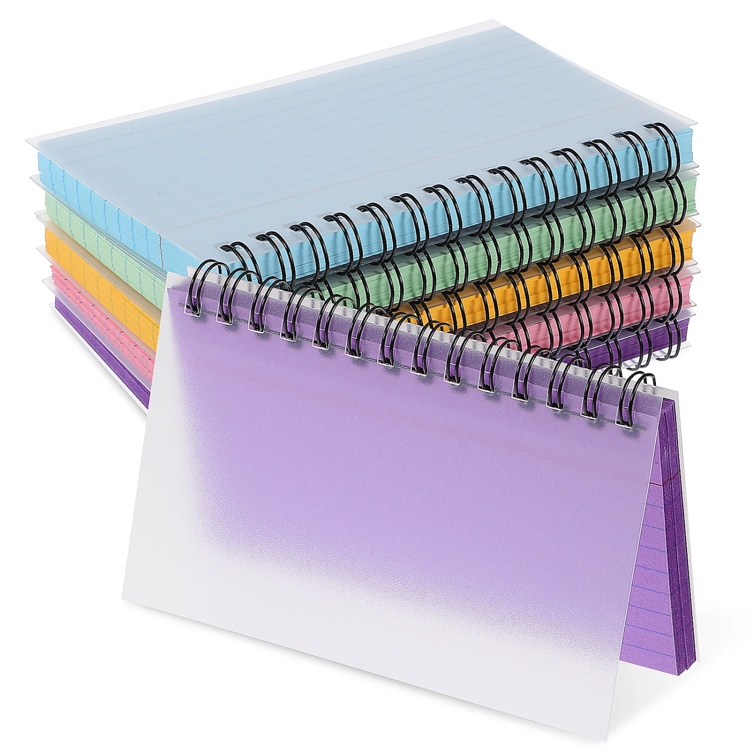 5 Pcs Small Notebooks Index Cards Study Cards Notepads for Office School Learning
