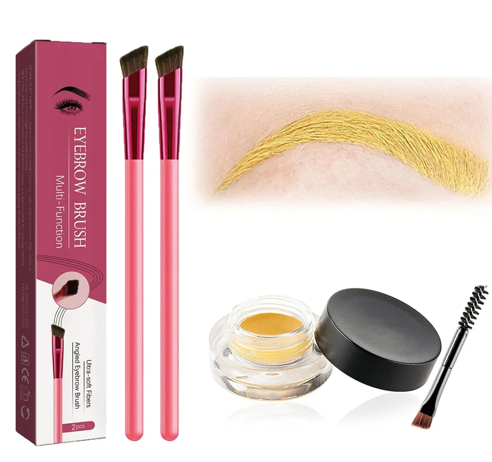 Eyebrow Brush Cream Eyebrow Gel Brow Pomade Gel Long Lasting Waterproof High Pigmented Eyebrow Cream Gel Create Natural Brow Makeup