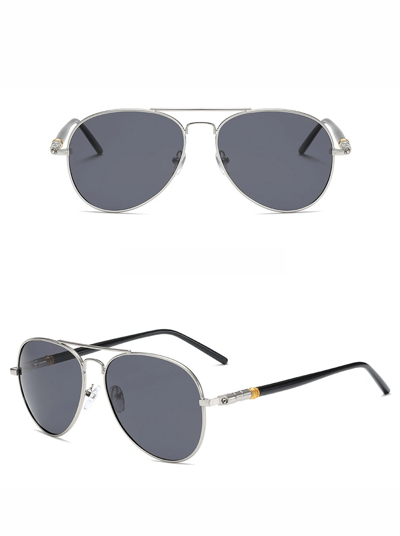 Classic Pilot Polarized Sunglasses Men Fashion Metal Sun Glasses Women Driving Eyeglasses Goggle UV400