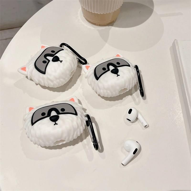 Cute Pilot Dog Wireless Earphone Case