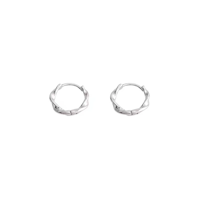 Geometric Irregular Twisted Stud Earrings Simple Women