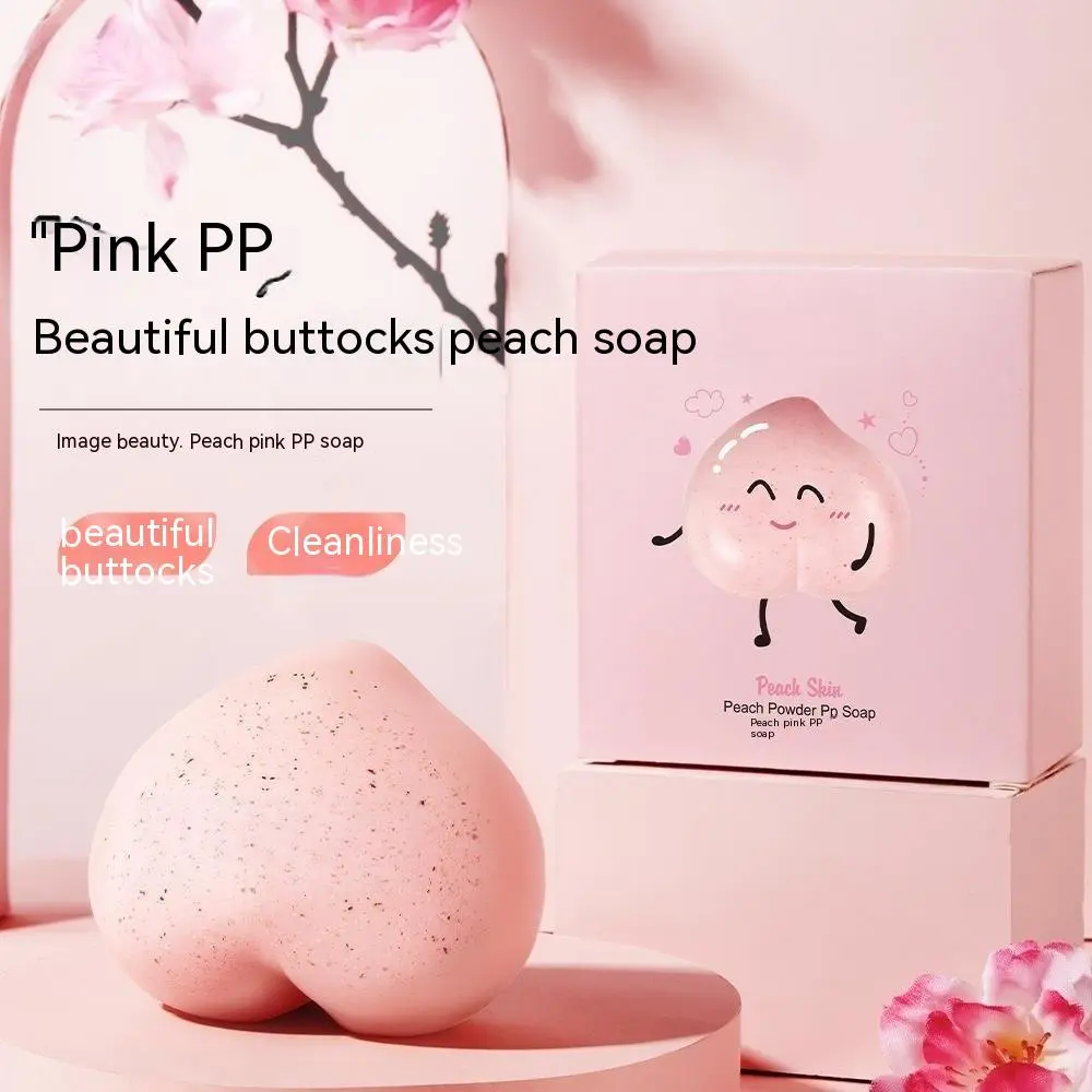 Images Peach Pink And Tender, Clean And Beautiful Hip, Skin Lifting, Handmade Essential Oil Soap