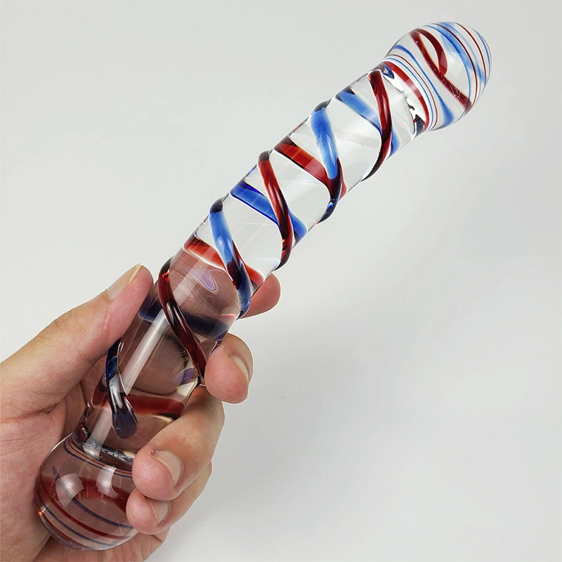 Creative Glass Red And Blue Texture Toys