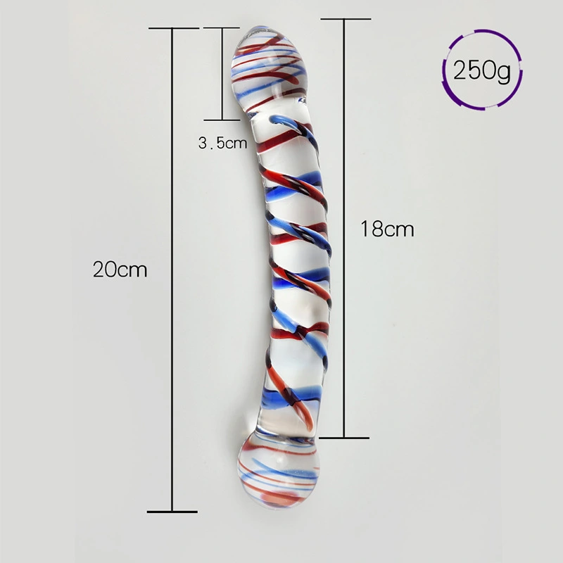 Creative Glass Red And Blue Texture Toys