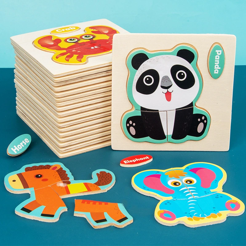 Three-dimensional Cartoon Pattern Puzzle Toy