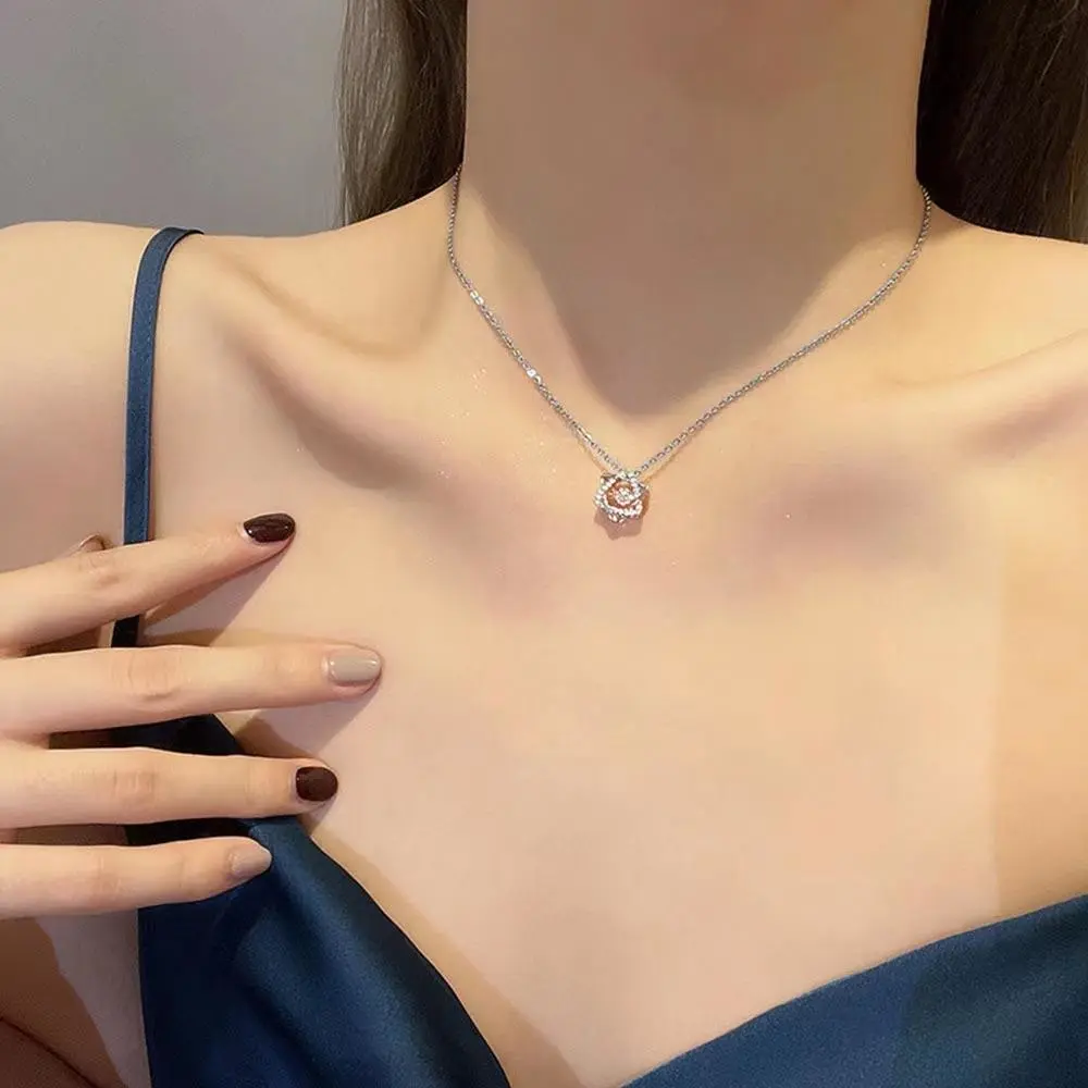 Smart six-pointed star necklace female trendy ins beating heart light luxury niche design exquisite fashion temperament clavicle chain