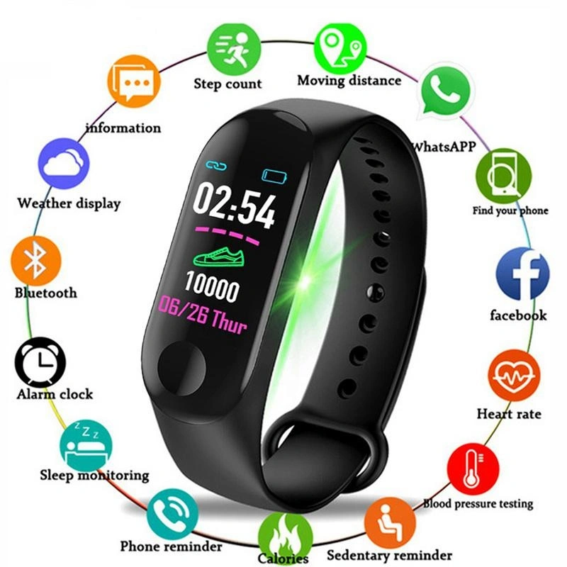 LED Digital Watch / M3 Smartband Fitness Tracker Smart Bracelet Blood Pressure Heart Rate Monitor Waterproof Smart Band PRO Wristband Smart Band