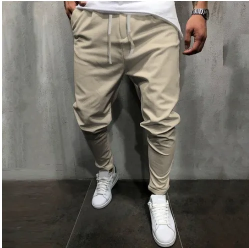 Men's Woven Fabric Casual Jogging Trousers