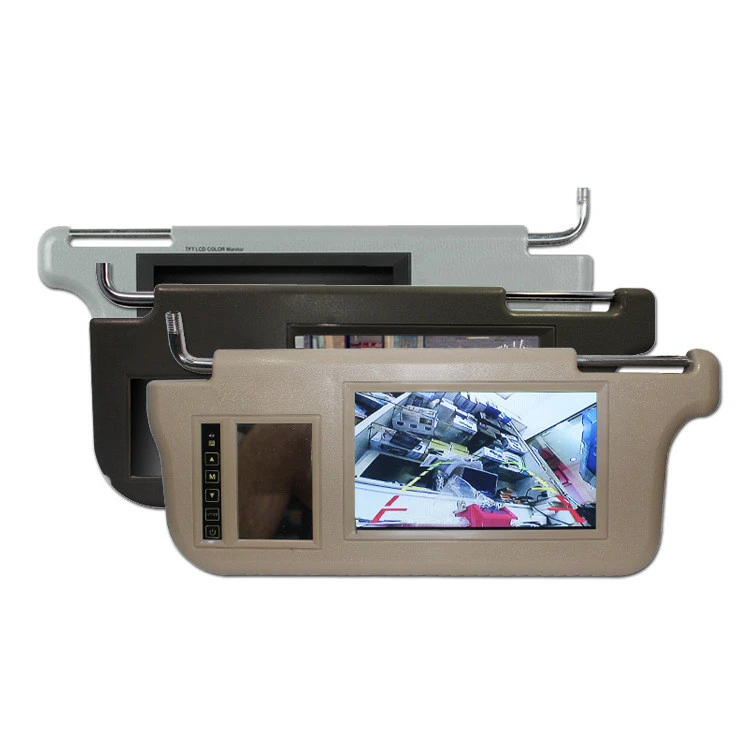 7-inch Touch Button Sun Visor Monitor