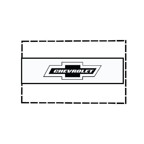 chevrolet #1 banner 2x8ft