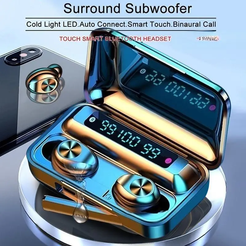 Bluetooth 5.0 CVC8.0 Noise Reduction Stereo Wireless TWS Bluetooth Headset