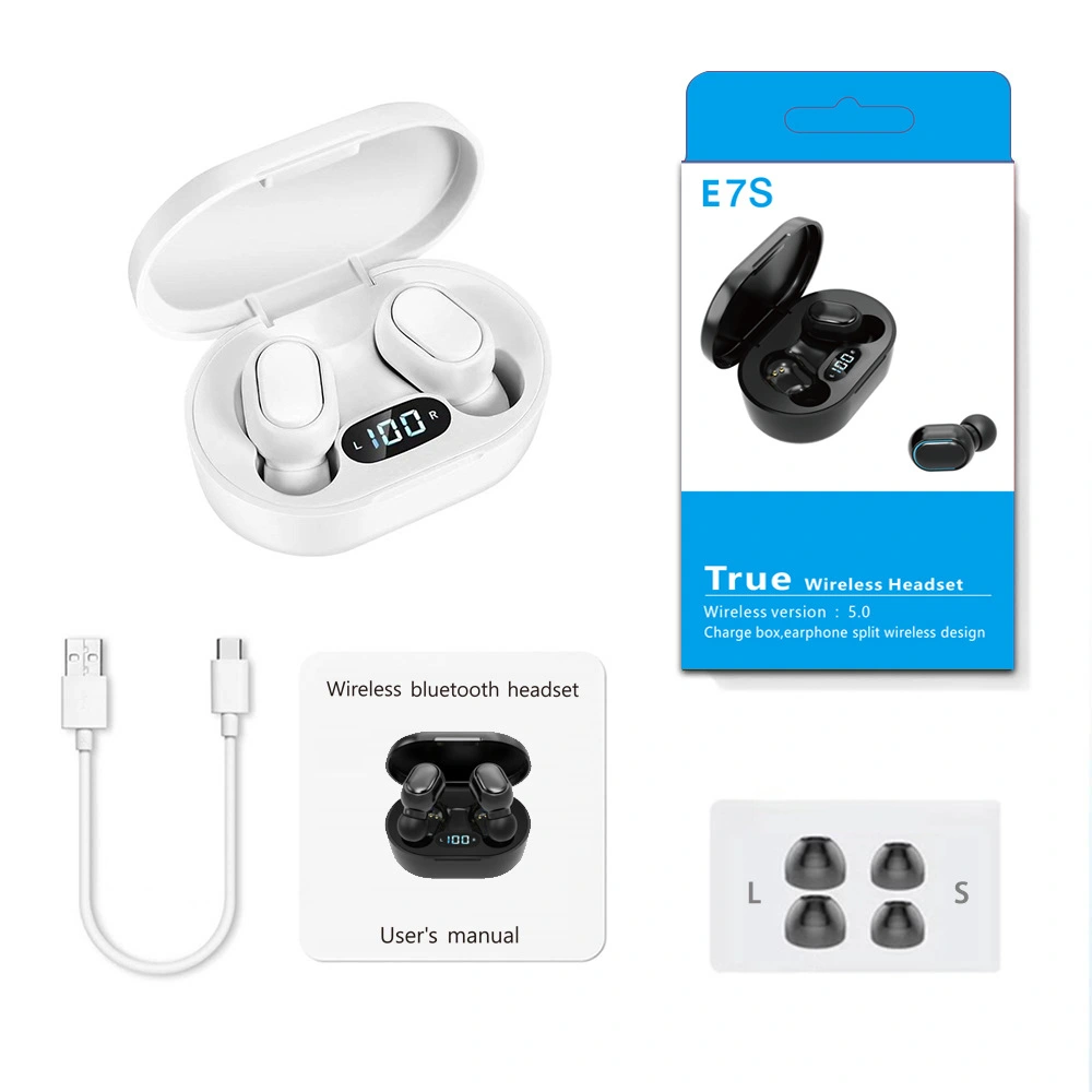 TWS Mini Bluetooth Earbuds Stereo Sound Wireless Earphones IPX5 Waterproof Sport Headset LED Display With Power Bank