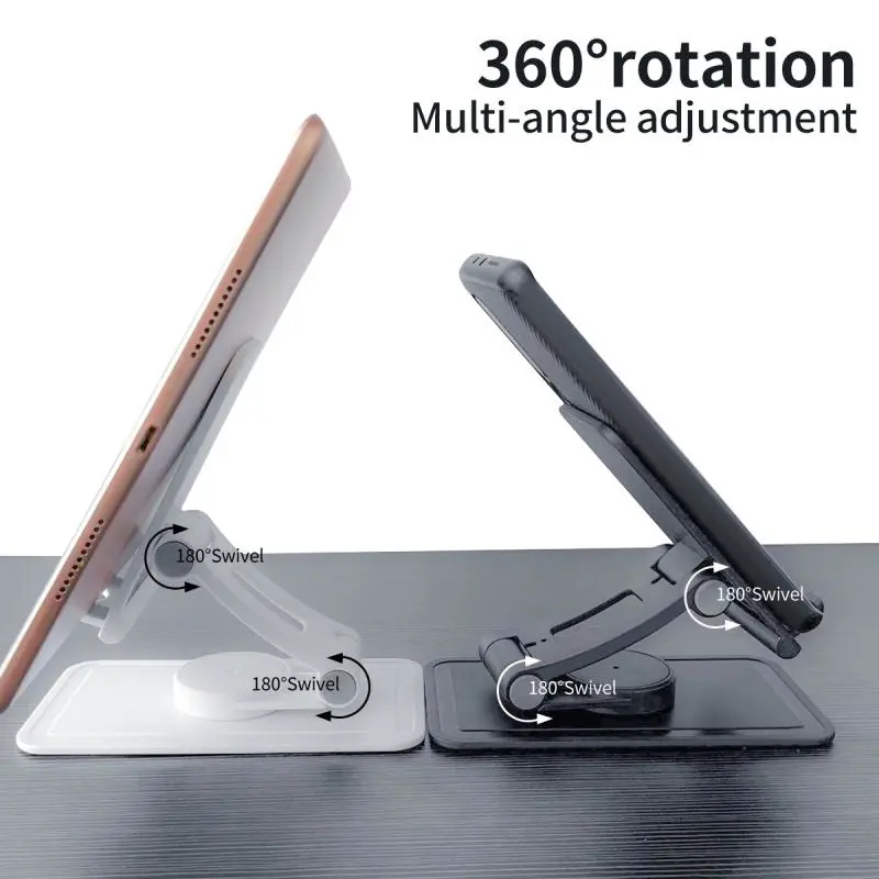 360 Degree Rotating Holder Tablet Mobile Phone Holder Foldable Extend Support Multifunction Desktop Holder Stand For Phone Tablet