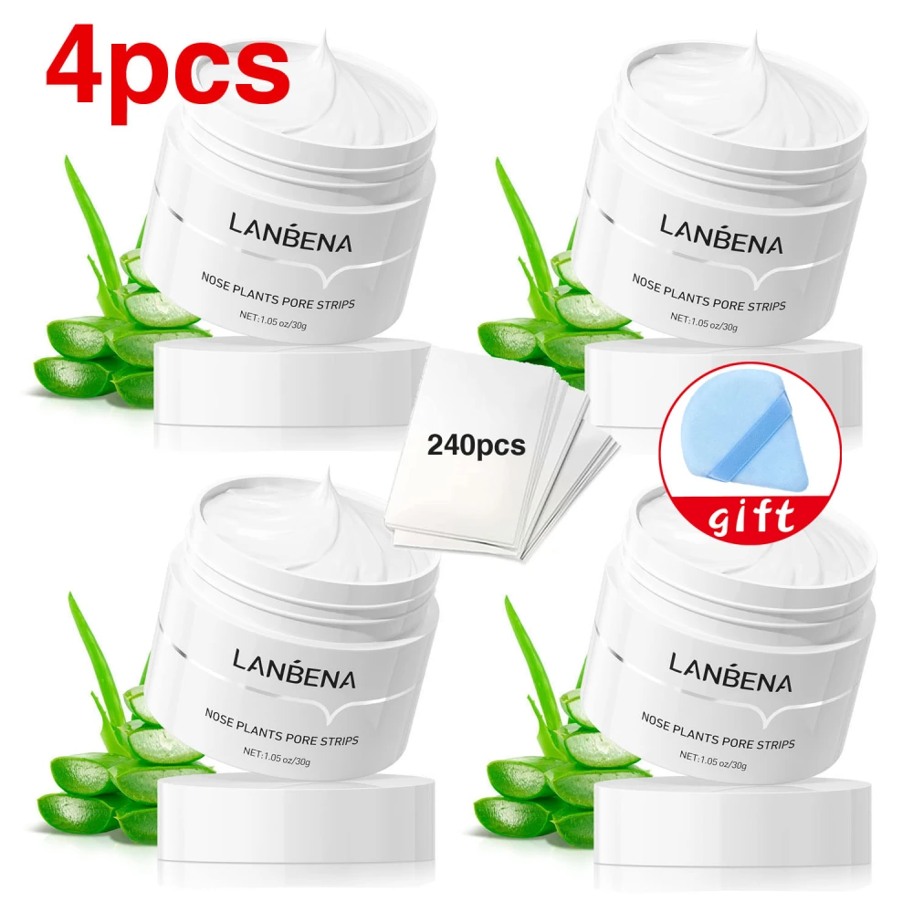 4 Pcs Blackhead Mask to remove blackheads impurities