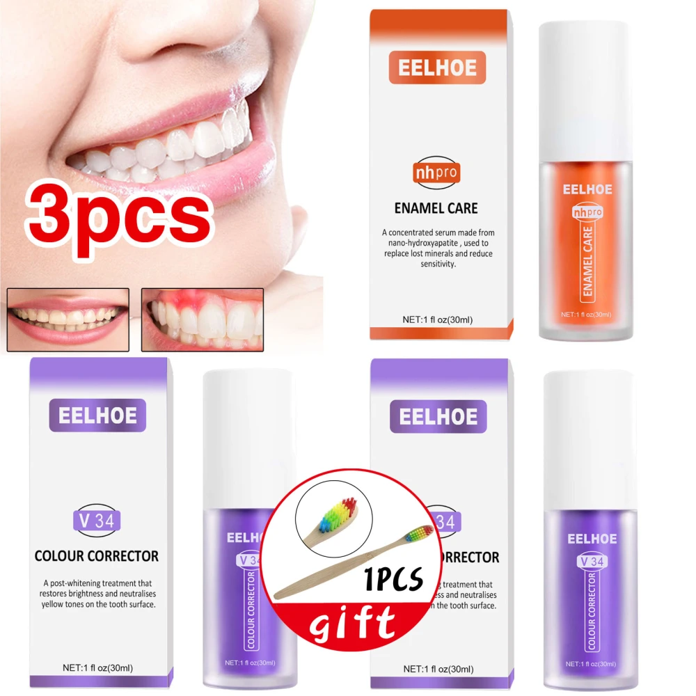 3Pcs Teeth Whitening Booster, Teeth Whitener