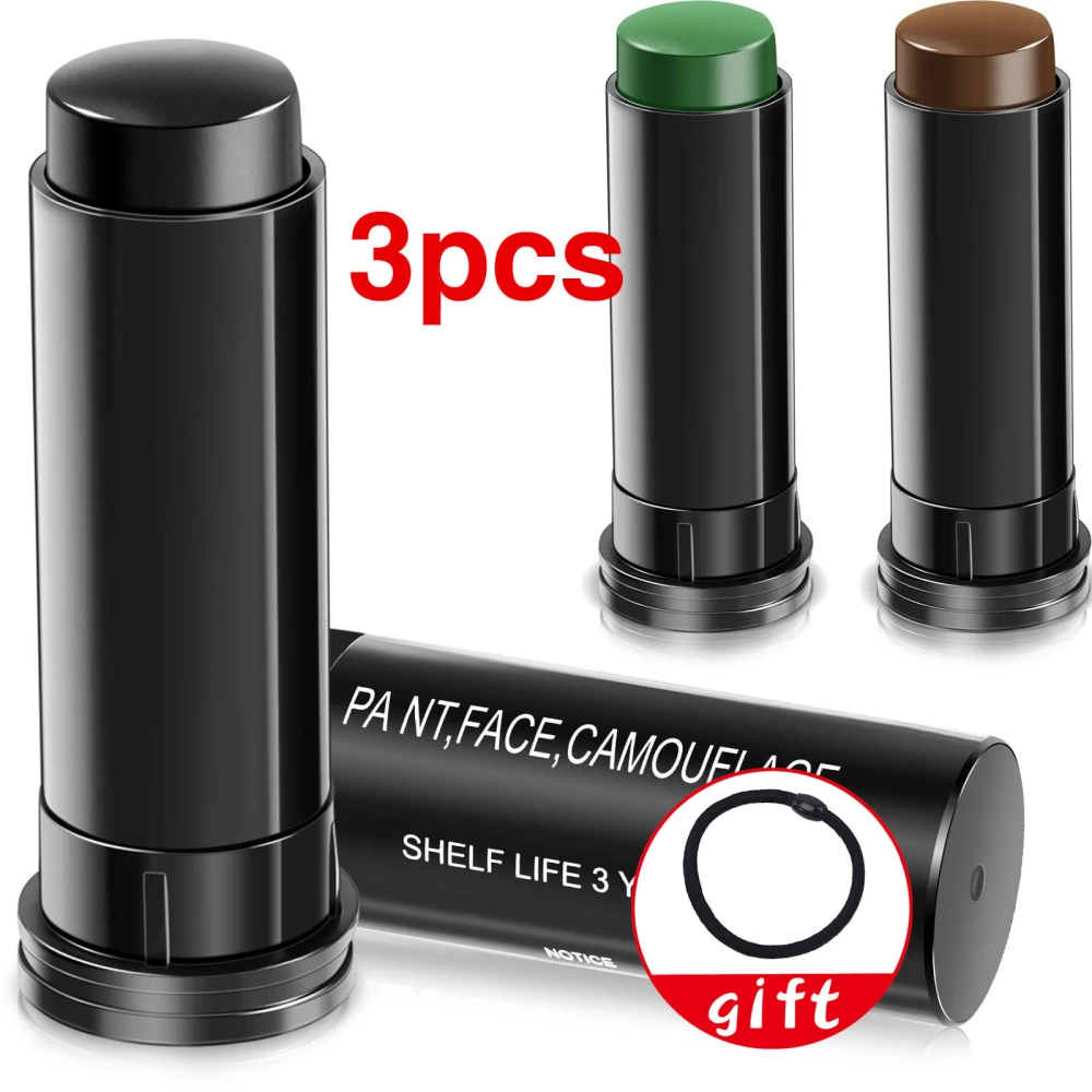 3Pcs Soccer Face Paint for Halloween Cosplay