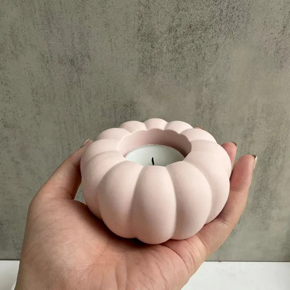 Pumpkin Candle Holder Silicone Mold