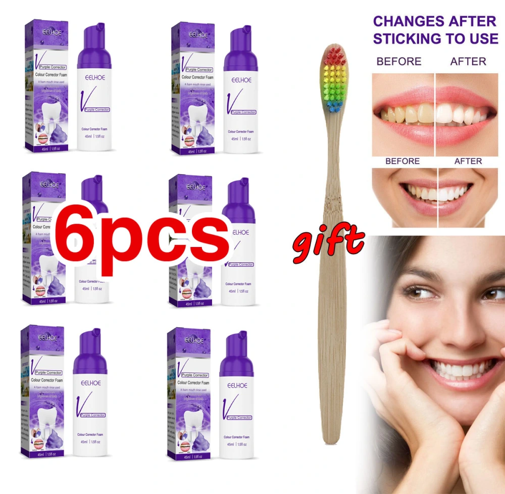 6Pcs Tooth Whitening,Oral Care,Tooth Whitening Booster