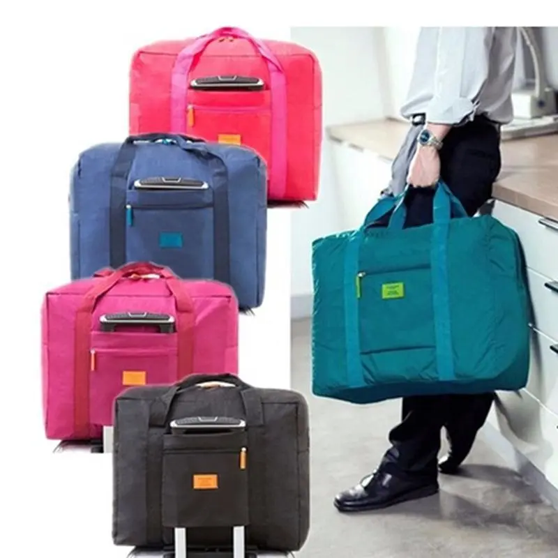 Folding Waterproof Travel Bags Pouch Handbags Luggage Clothes Sorting Organizer Storage Bag