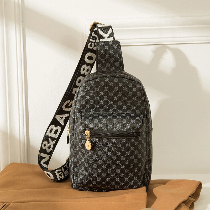 Chest Bag Printed Chest Bag Waist Bag Messenger Bag Single Shoulder Bag Versatile Fashion Small Backpack