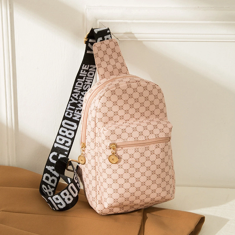 Chest Bag Printed Chest Bag Waist Bag Messenger Bag Single Shoulder Bag Versatile Fashion Small Backpack