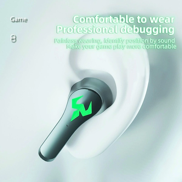 TWS Bluetooth 5.2 Headphone Low Latency Sound Positioning Sports Waterproof Wireless Earphone Noise Cancelling Gaming Earbuds Headsets