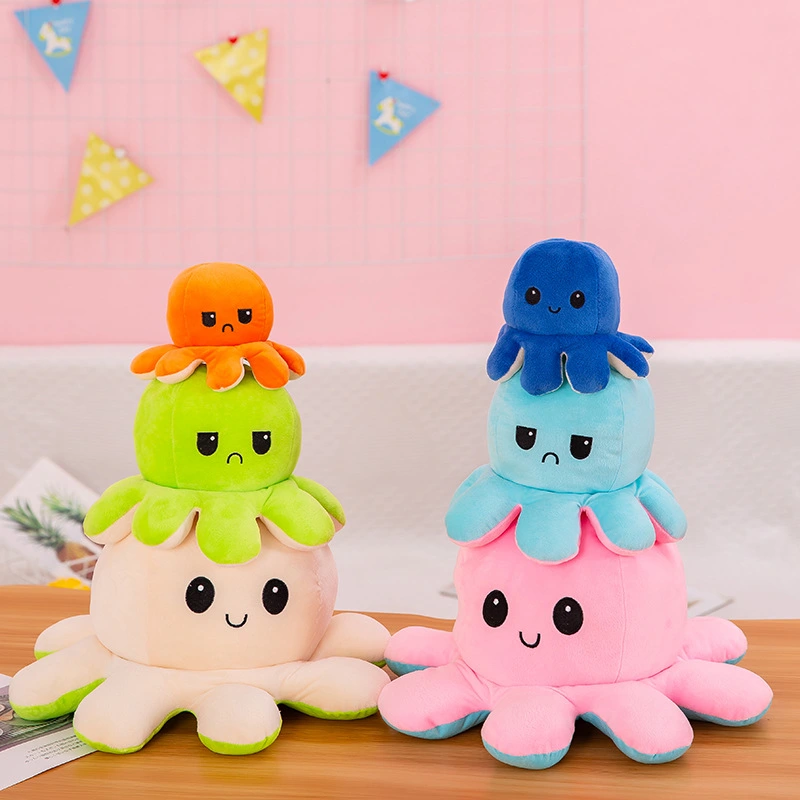 Flip Octopus Doll Octopus Plush Toy Reversible Octopus