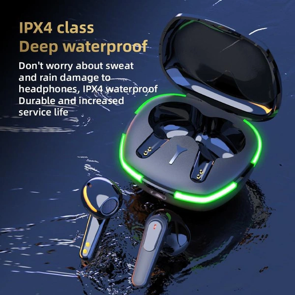 9D TWS Wireless Bluetooth Gaming Headset, Waterproof Sport Earphones, Touch Control Bluetooth Earbuds, Noise Reduction In Ear Headphones with Charging Case
