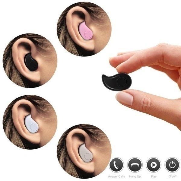 1pc Mini S530 Wireless Bluetooth Earphone V5.0 Stereo in-ear Headset with Microphones Sports Running Earbuds Earphones for Android IOS