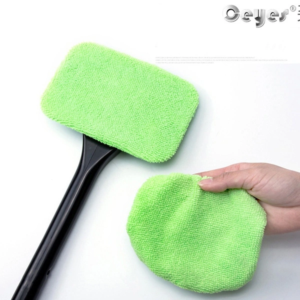 Ceyes Car Window Cleaner Brush Kit Windshield Wiper Microfiber Brush Auto Cleaning Wash Tool With Long Handle Car Accessories 3 Colors
