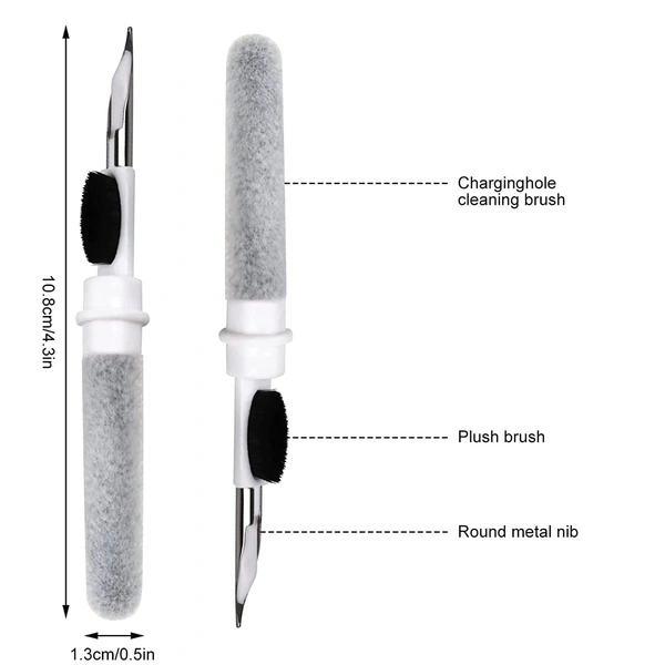 1/2 PCS Earbuds Cleaning Brush for Air-pods, Air-pods Pro 1 2, Portable 3 in 1 Wireless Earphone Case Cleaning Tools Kit Cleaning Brush