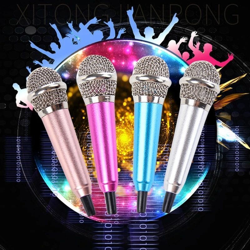 Studio Portable Mini 3.5mm Stereo Studio Speech Mic Audio Microphone for Phone/Smart Phone Desktop Accessories